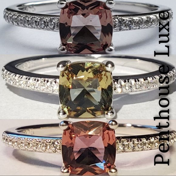 SOLID 925 Color Changing Zultanite Diaspore Ring - Picture 1 of 7